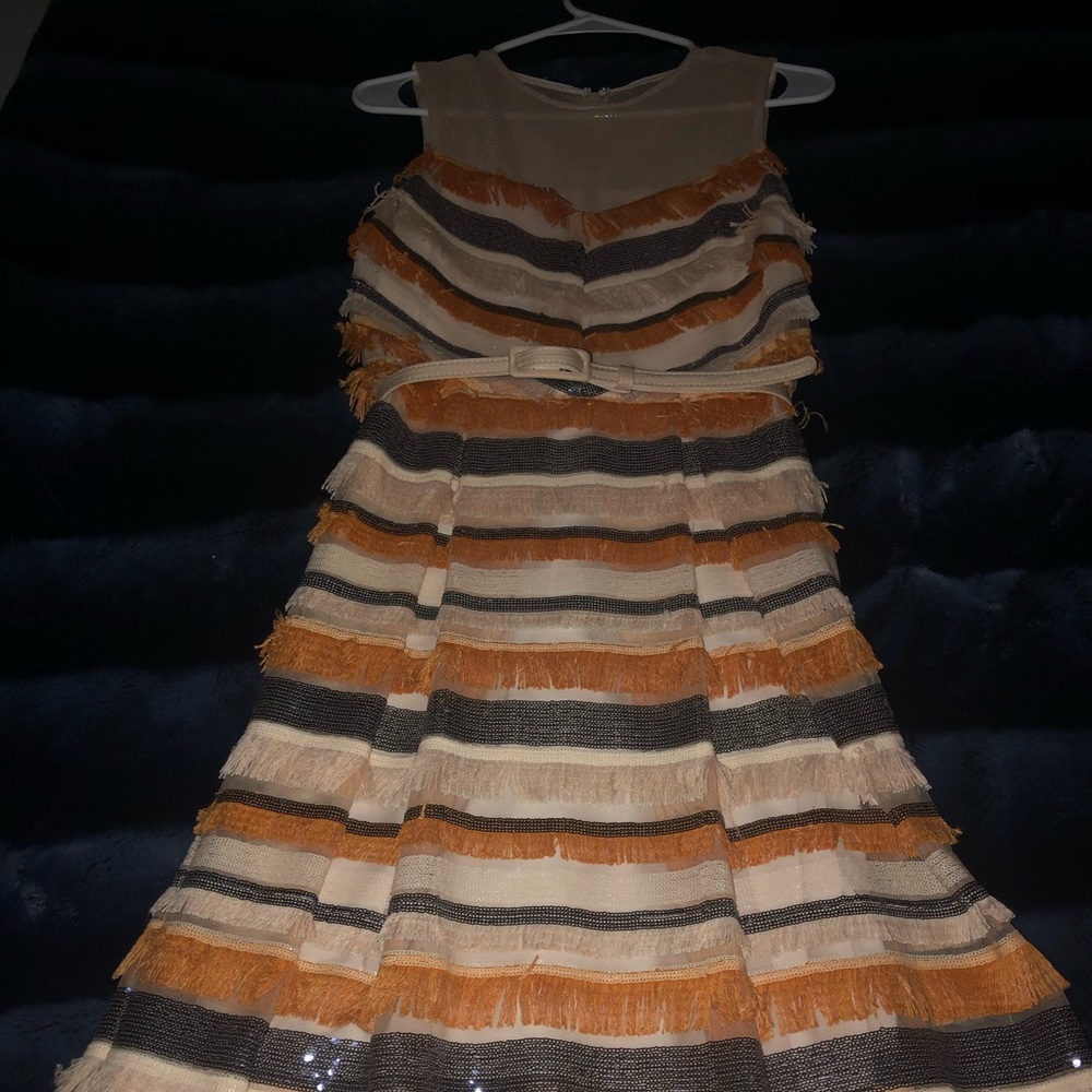 Multi Sequin & Mesh Dress